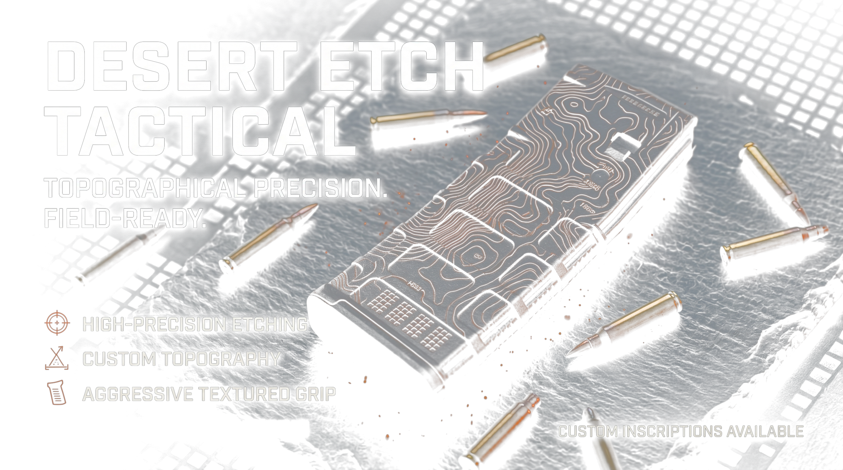 Custom engraved PMAG magazine